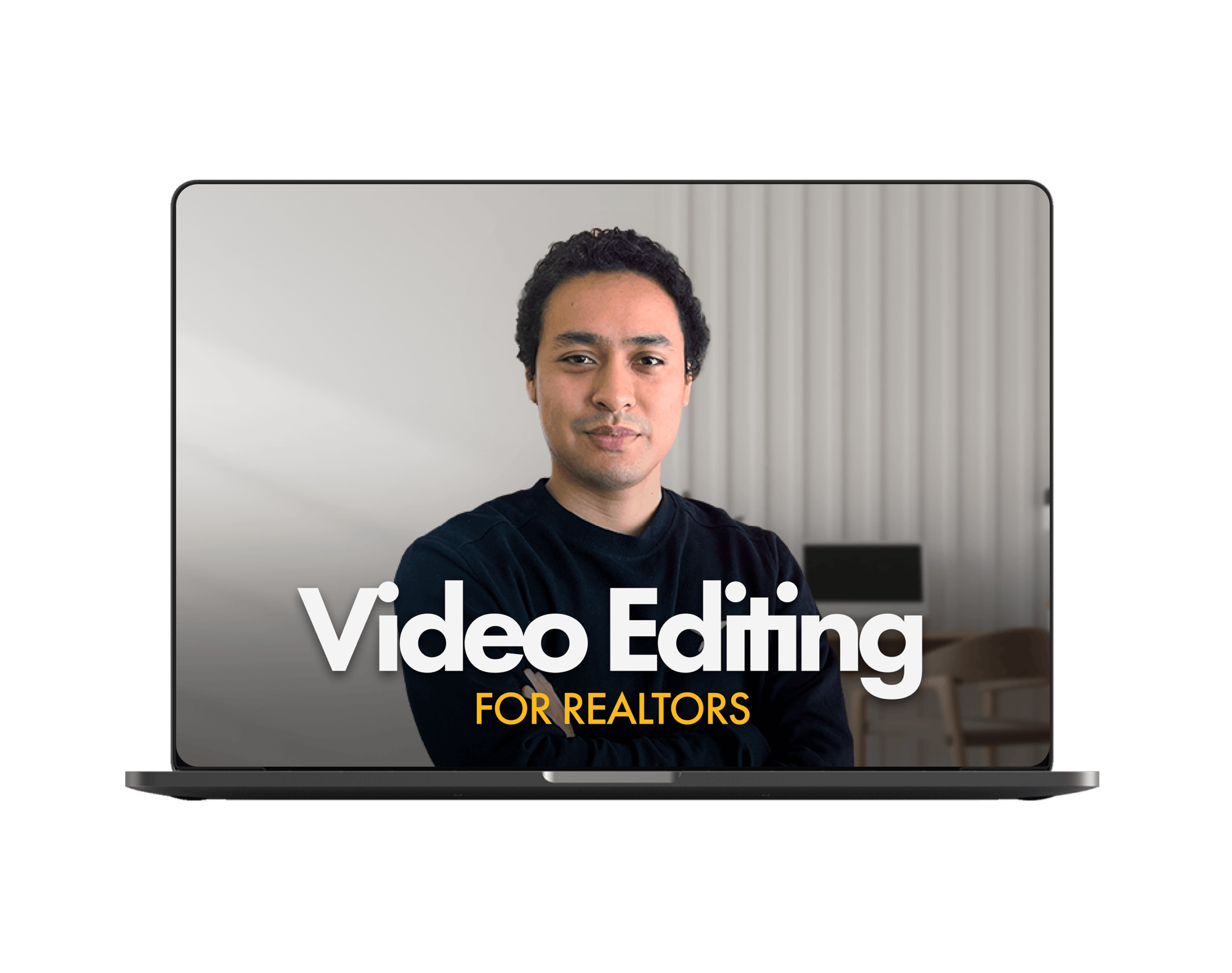 Video Editing Course Laptop Screen