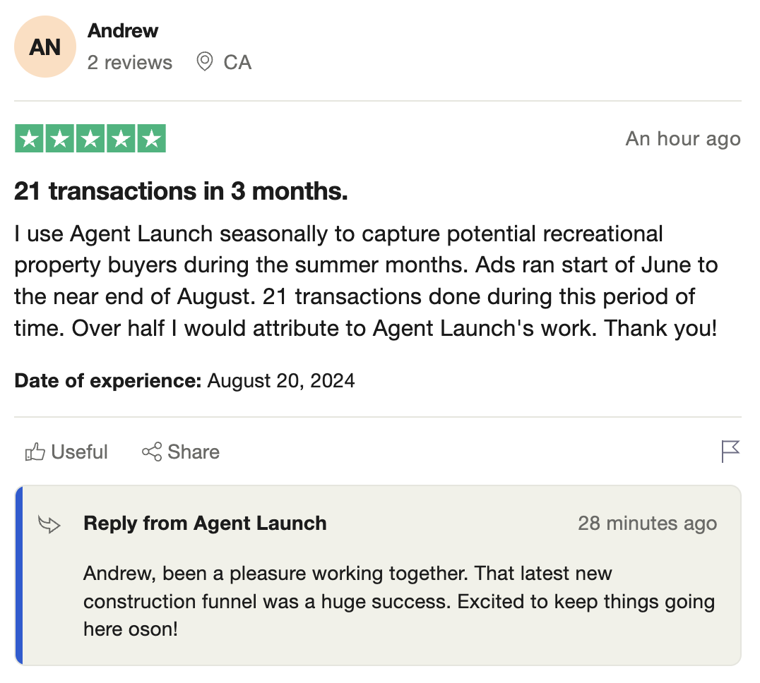 Andrew Review Trustpilot